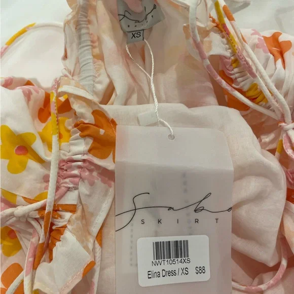 Sabo Skirt floral dress size xs - Picture 2 of 2